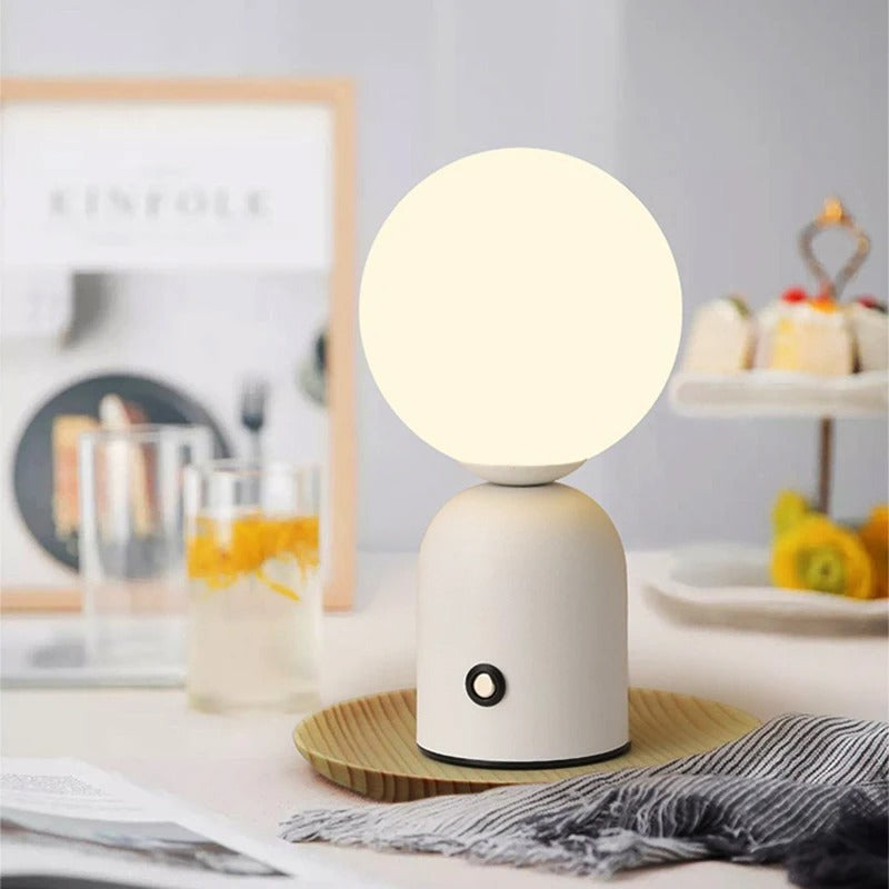 LED Rechargeable Table Lamp USB Type-C for Bedroom Living Room