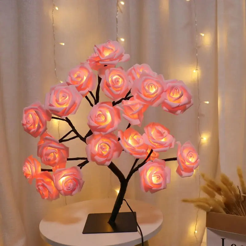 Bonsai LED Lamp - Decorative Light with Butterflies