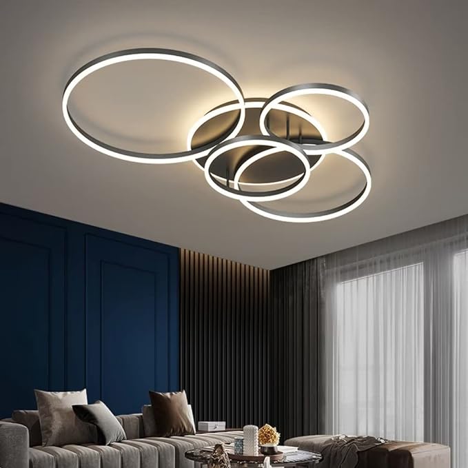 Modern Ceiling Light Black - Stylish LED Fixture for Home