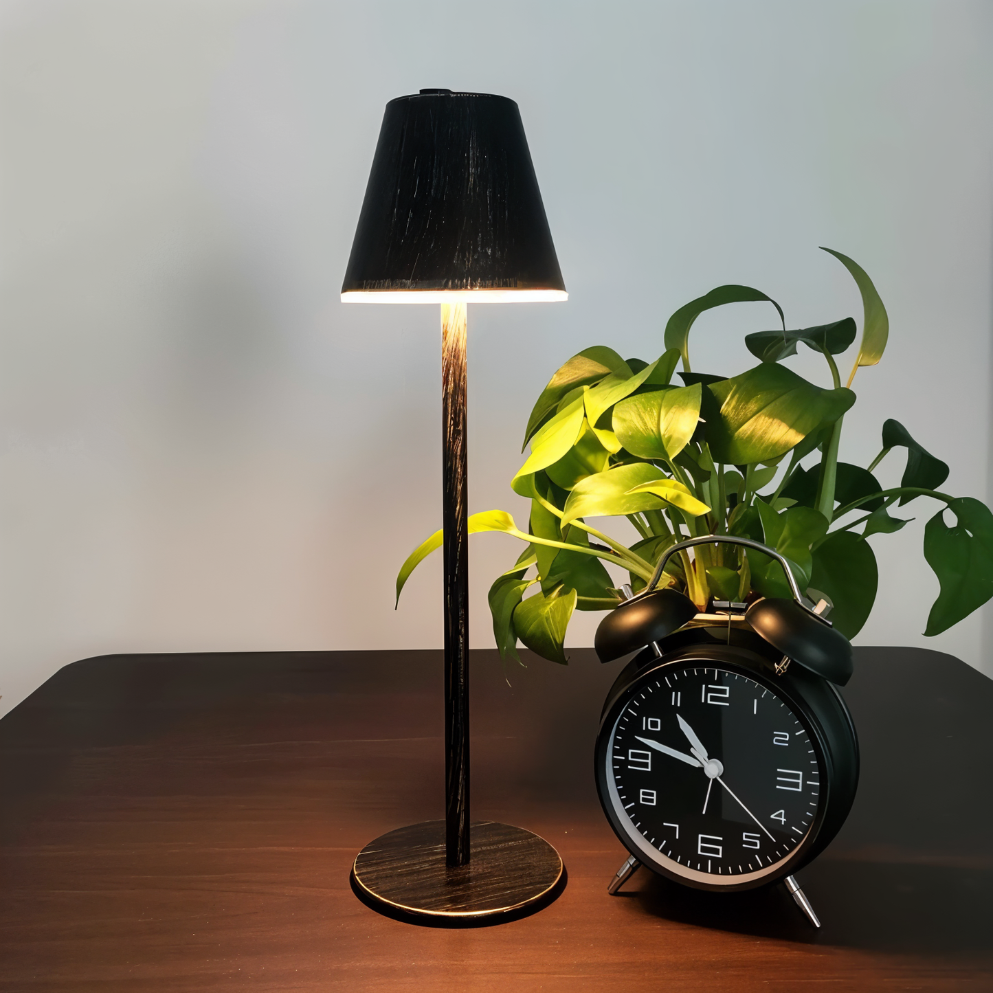 RoyaleGlow Modern LED Table Lamp with Touch Control & USB Port