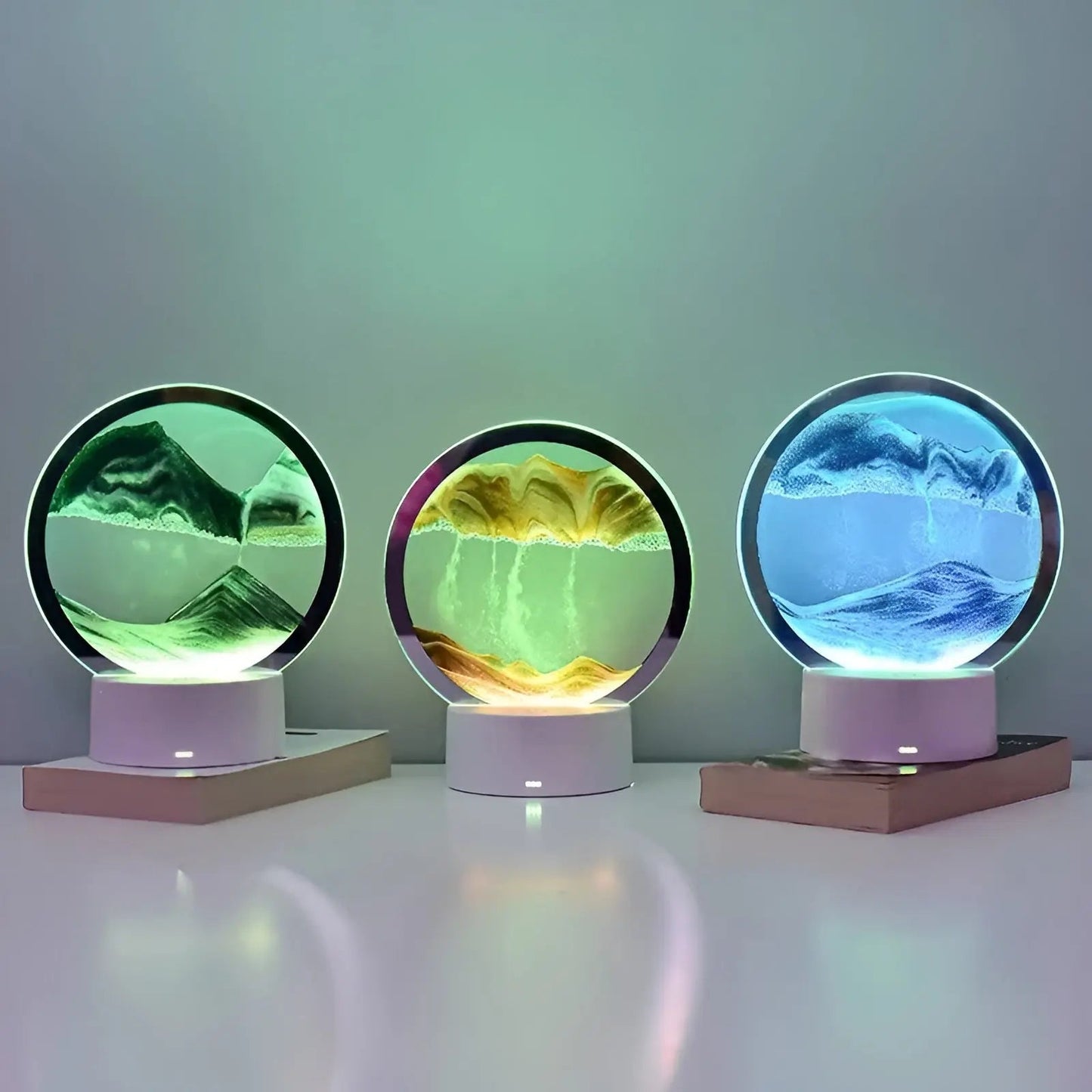 Captivating Quicksand Art Lamp – Magical Animation Lighting