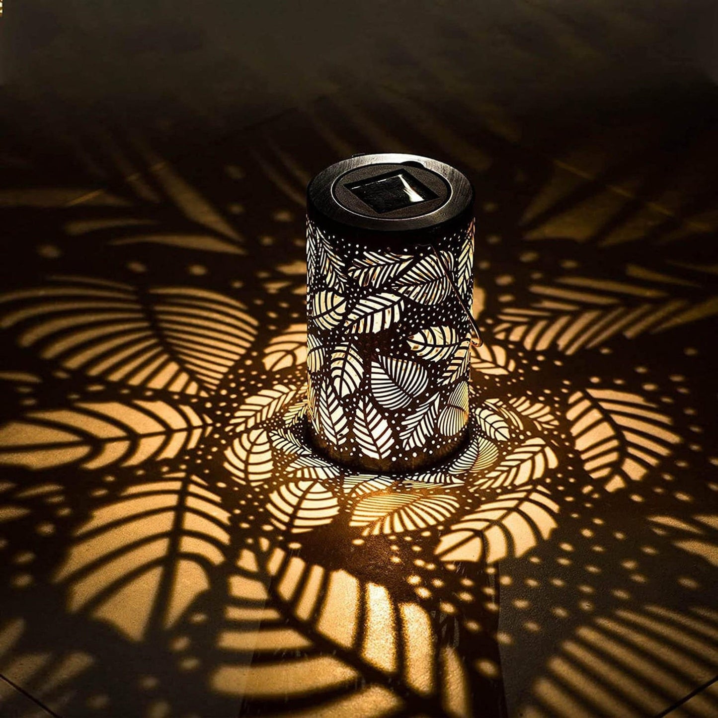 Luminous Leaf Lantern - Weather Resistant Garden Light