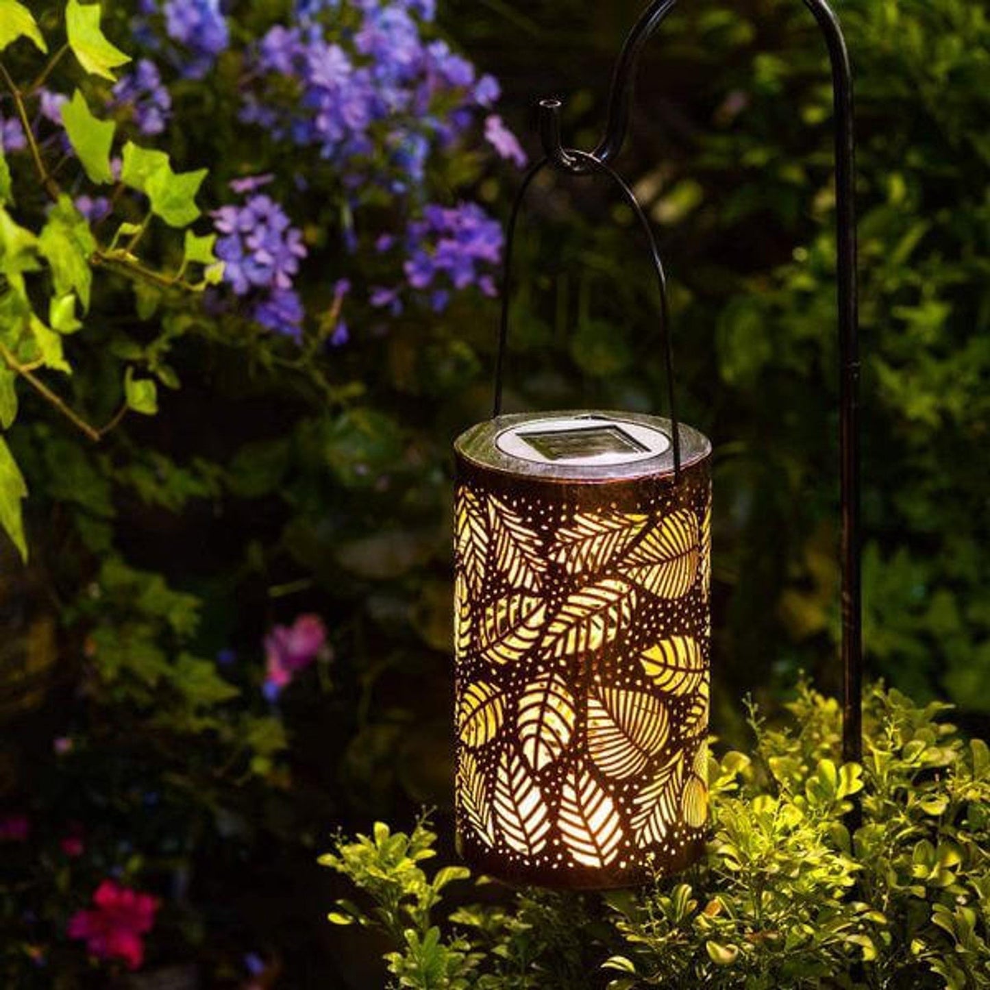 Luminous Leaf Lantern - Weather Resistant Garden Light