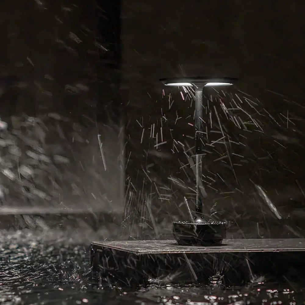 Elegante Table Lamp by Thomas - Stylish Metal & Glass Design