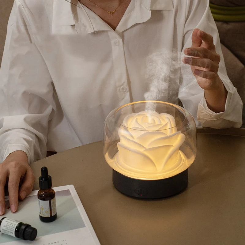 Premium Aromatherapy Diffuser with LED Light – USB Rechargeable