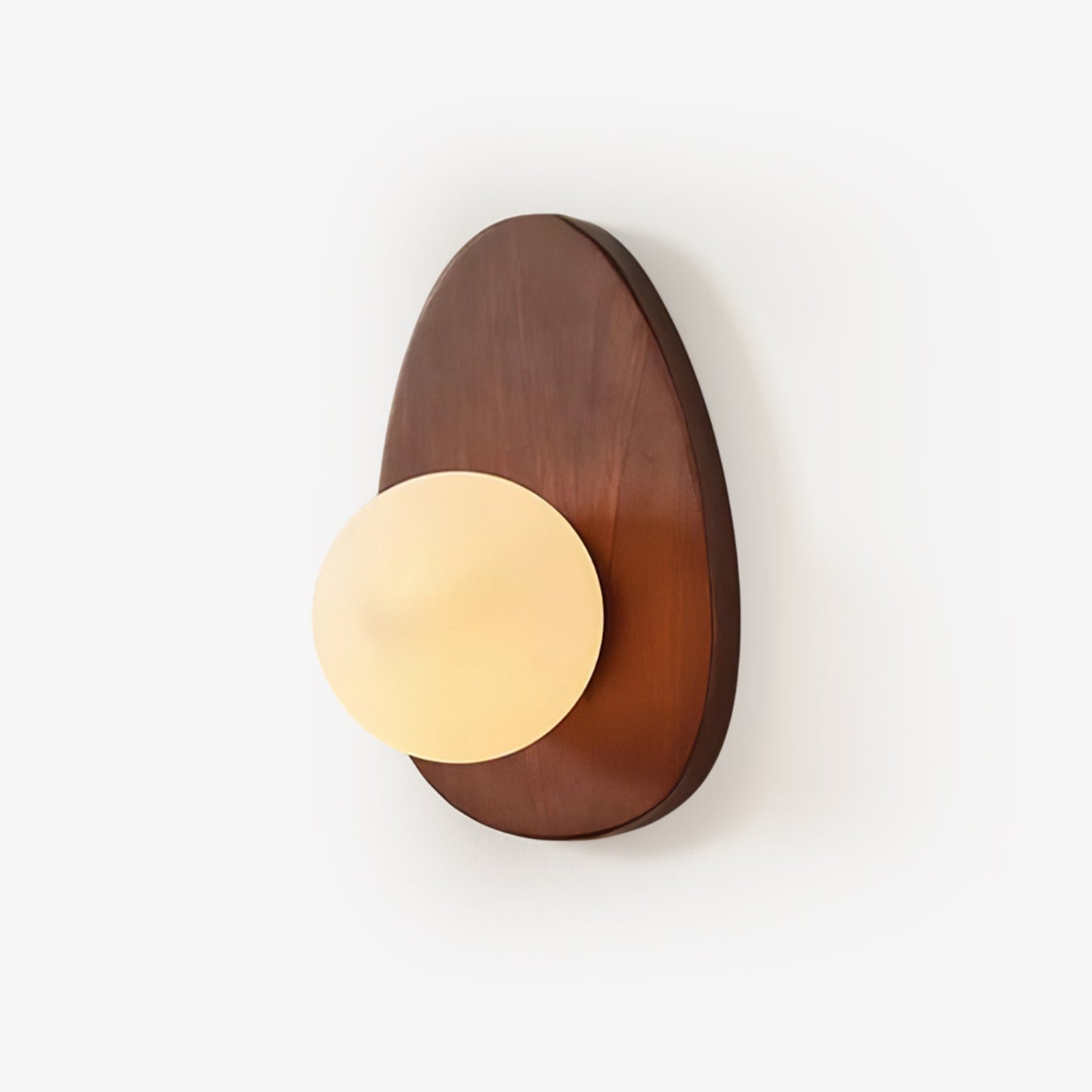 Orba Walnut Wall Lamp - LED Indoor Lighting, Elegant Design