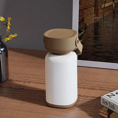 Modern Simplicity Waterproof Portable Plastic ABS Cylinder LED Table Lamp Outdoor Light for Patio