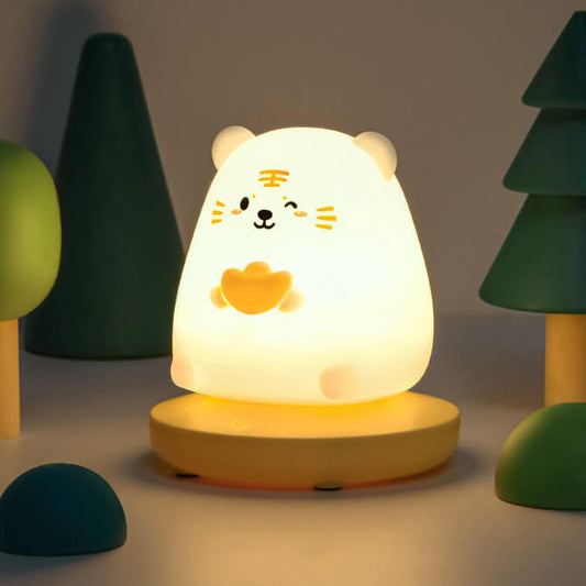 Kreative Silikon Animal USB Rechargeable Night Lamp Table Lamp