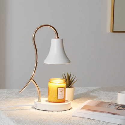 Modern Minimalist Creative Iron Flower Shape 1-Light Wax Table Lamp