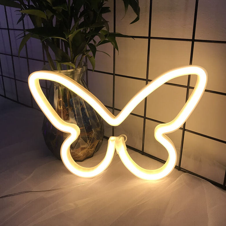 Kreative Neon Butterfly LED Battery/USB Decorative Light