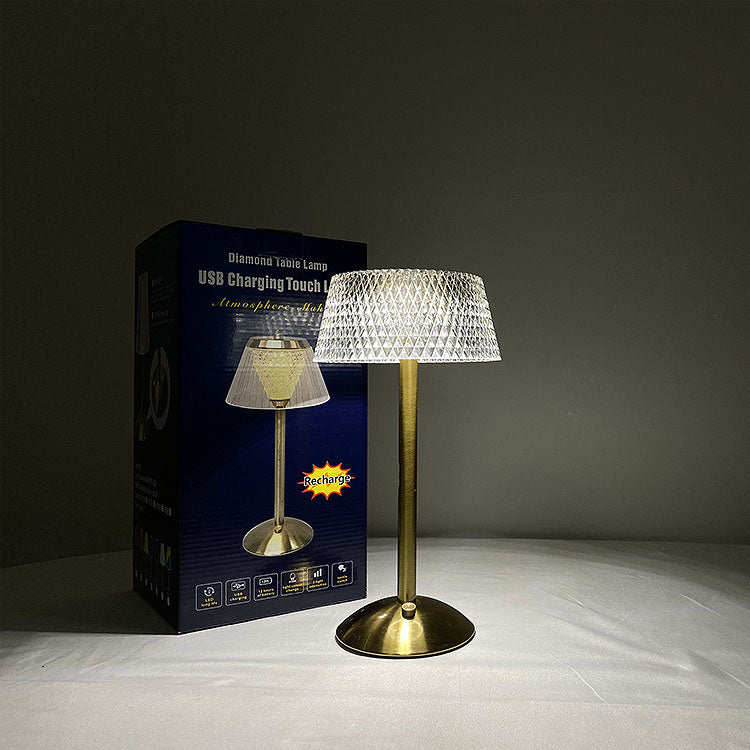 Nordic Retro Minimalist Metal USB Rechargeable LED Table Lamp