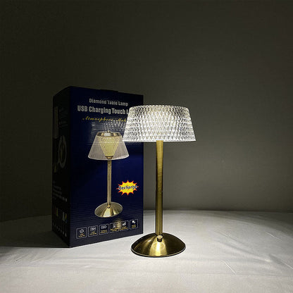 Nordic Retro Minimalist Metal USB Rechargeable LED Table Lamp