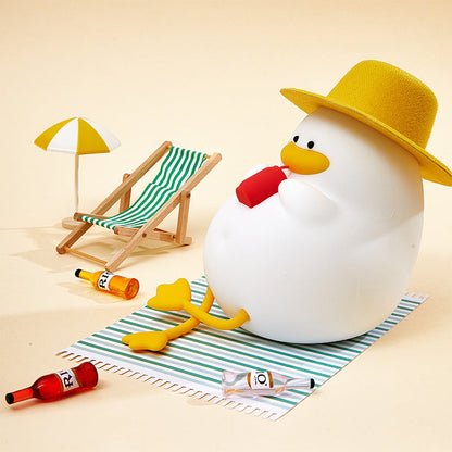 Kreative Cartoon Silicone Duck LED Table Lamp for Kids