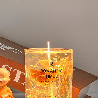 European Log Hardware Timing 1-Light Melt Candle Table Lamp