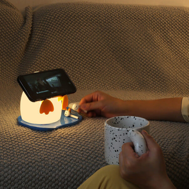 Kreative Rose Silicone USB LED Night Light Table Lamp