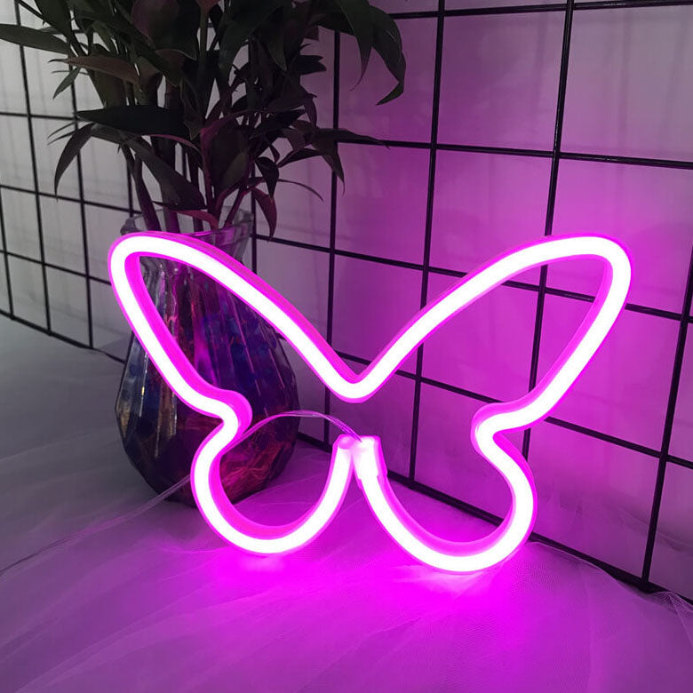 Kreative Neon Butterfly LED Battery/USB Decorative Light