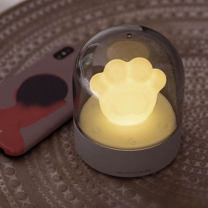 Kreative Cartoon Cat Paw LED Eye Protection USB Night Light
