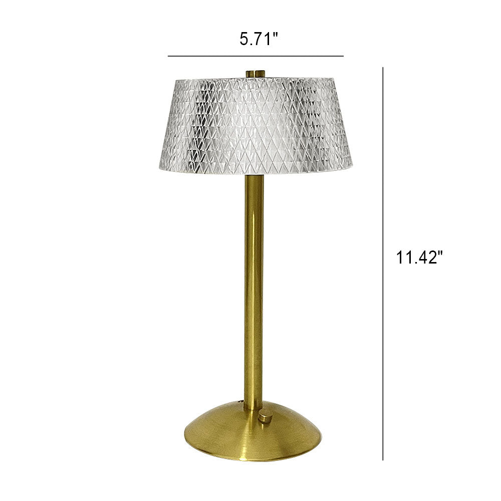 Nordic Retro Minimalist Metal USB Rechargeable LED Table Lamp