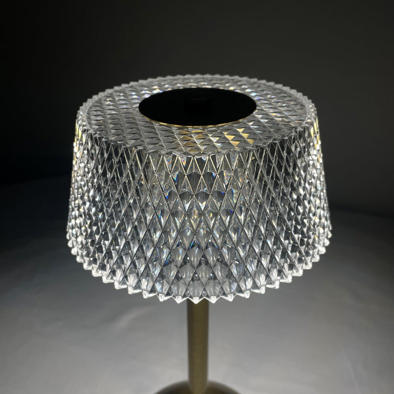 Nordic Retro Minimalist Metal USB Rechargeable LED Table Lamp