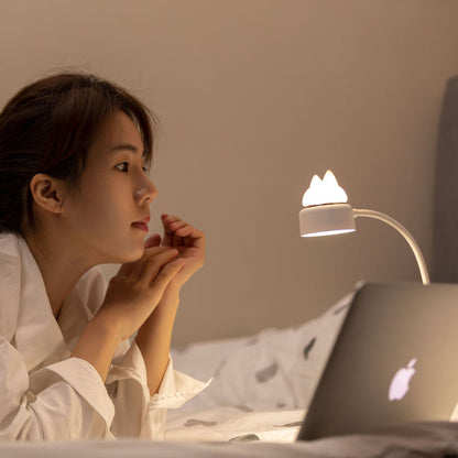 Kreative LED Cat Ear Eye Protection Clip Table Lamp