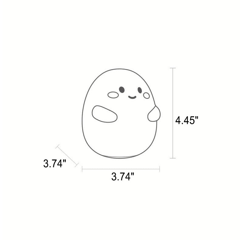 Kreative Cartoon Egg Silicone USB LED Kids Night Light Lamp