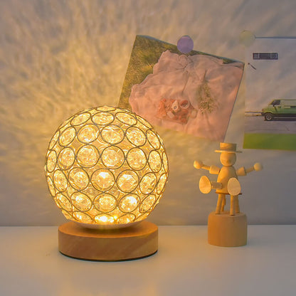Modern Minimalist Round USB Rechargeable LED Table Lamp