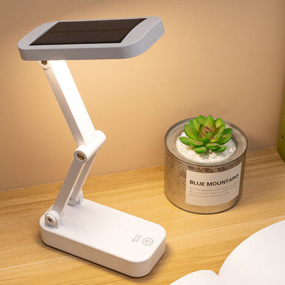 Foldable Solar Dimmable LED Desk Lamp with Eye Protection
