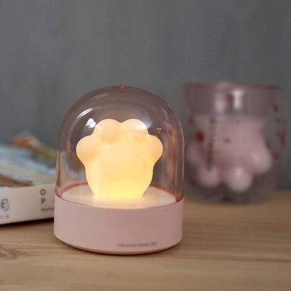 Kreative Cartoon Cat Paw LED Eye Protection USB Night Light