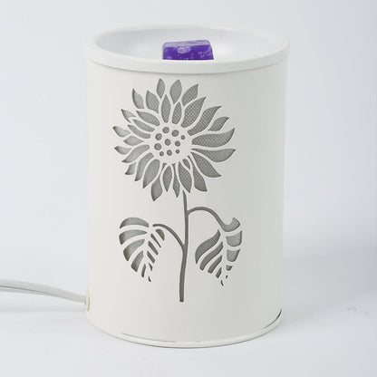 Modern Minimalist Cylindrical Flower Plastic Aromatherapy Table Lamp