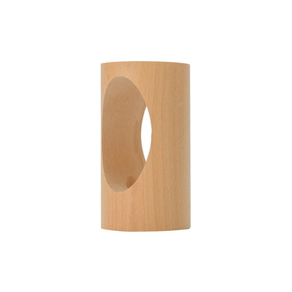 Japanese Solid Wood Rectangular LED Night Lamp USB Table Lamp