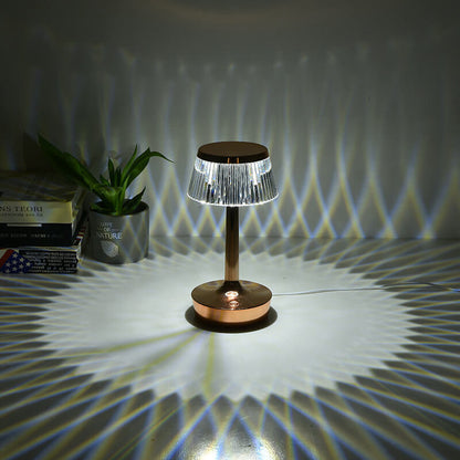 Kreative Kristall-Pilz LED Night Light Table Lamp