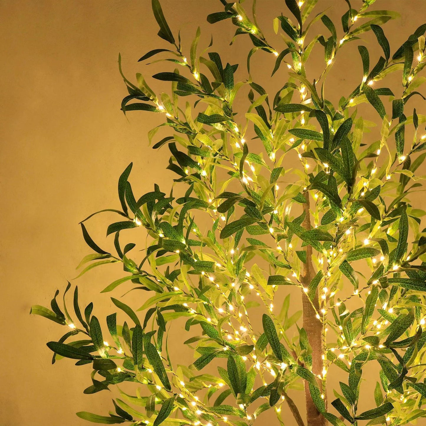 Moderne Creative Olive Leaf LED Simulation Plant Light
