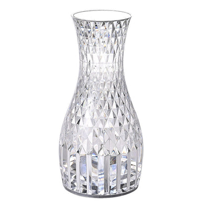 Moderne Art Deco Acrylic Bottle Design USB LED Table Lamp