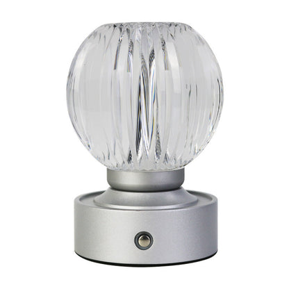 Modern Luxury Acrylic Round Ball USB Wireless Touch LED Lamp
