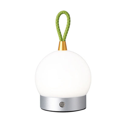 Modern Round Acrylic Aluminium USB Rechargeable Portable LED Night Light Table Lamp
