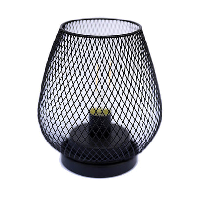 Modern Minimalist Battery Metal Glass 1-Light Table Lamp