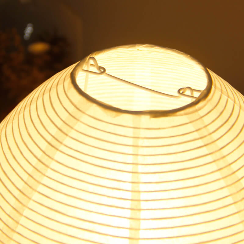 Nordic Minimalist Xuan Paper Lantern 1-Light Table Lamp