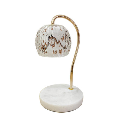 Japanese Style Creative Glass Sphere 1-Light Melting Wax Table Lamp