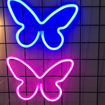 Kreative Neon Butterfly LED Battery/USB Decorative Light