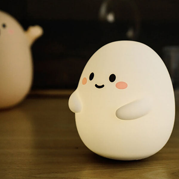 Kreative Cartoon Egg Silicone USB LED Kids Night Light Lamp