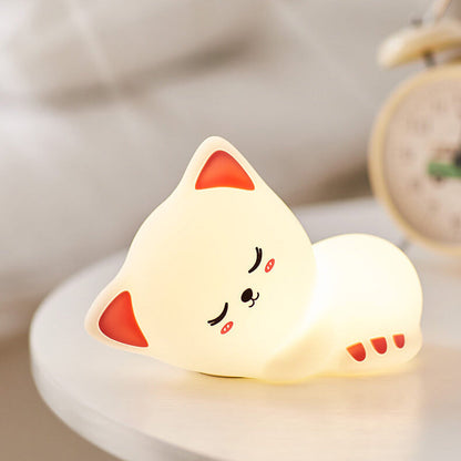 Kreative Cat Night Light USB Silicone Touch Desk Lamp