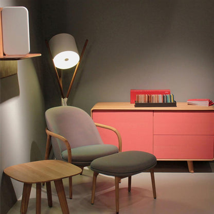 Shift Lamp Floor Lamp - LED Indoor Wood & Metal Design