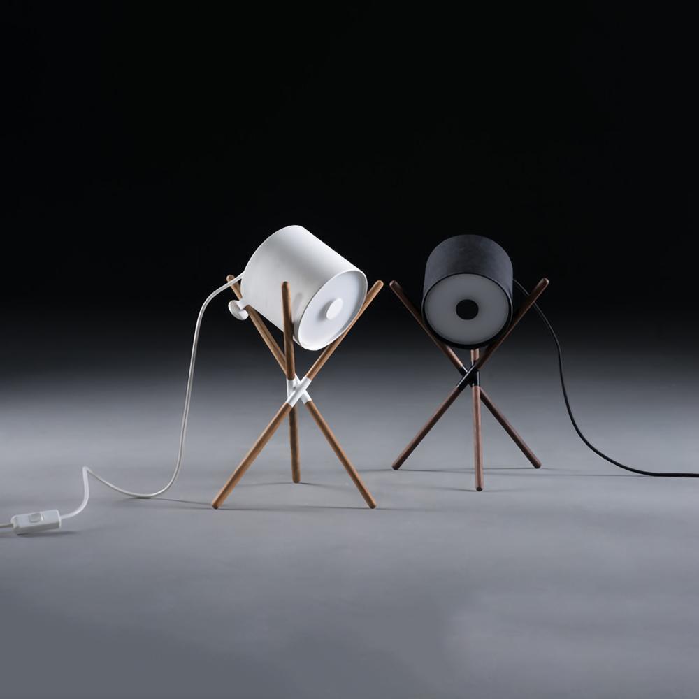 Shift Lamp Floor Lamp - LED Indoor Wood & Metal Design