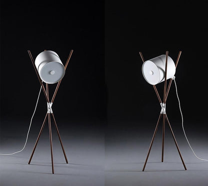 Shift Lamp Floor Lamp - LED Indoor Wood & Metal Design
