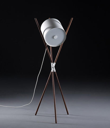 Shift Lamp Floor Lamp - LED Indoor Wood & Metal Design