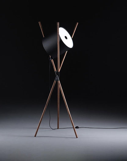 Shift Lamp Floor Lamp - LED Indoor Wood & Metal Design