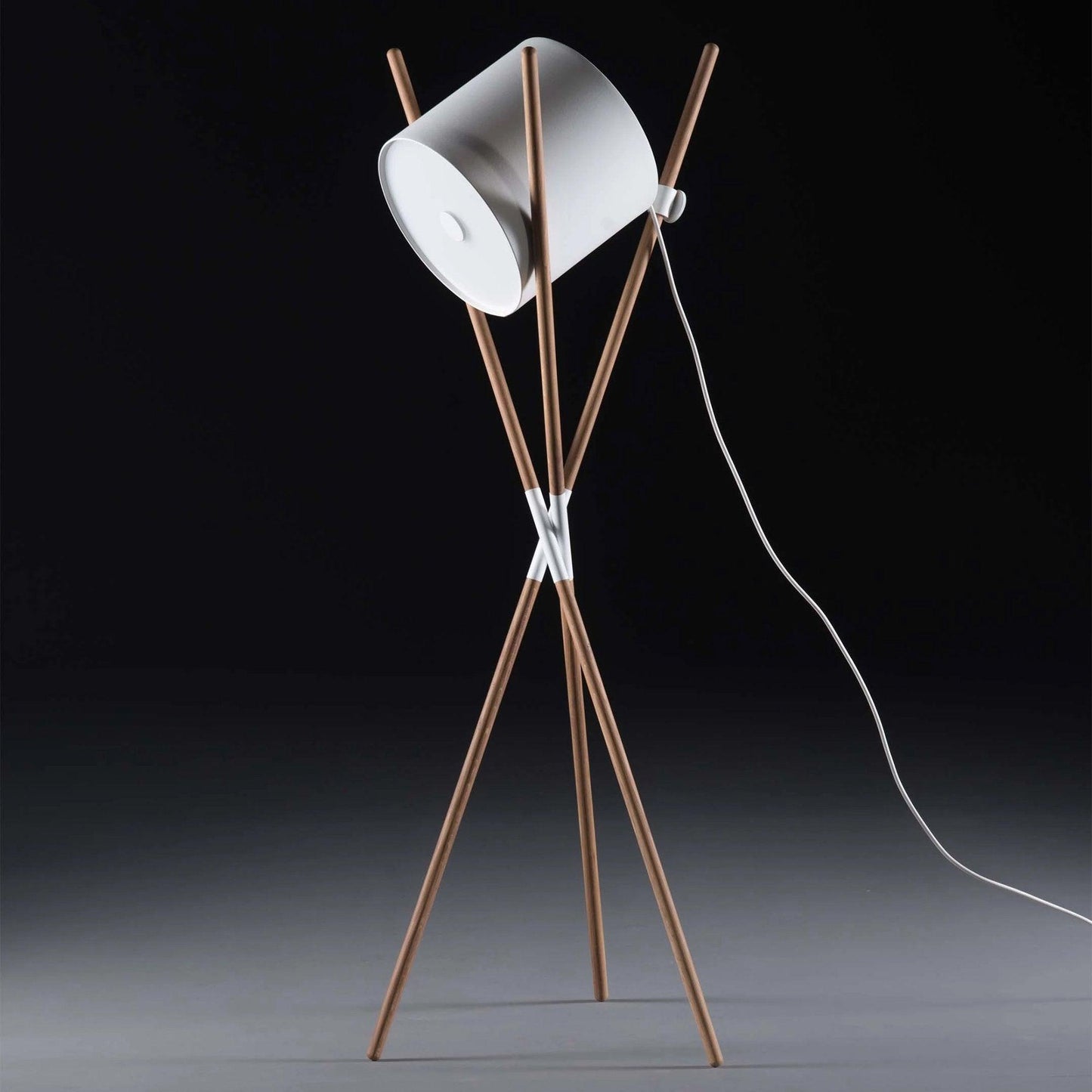 Shift Lamp Floor Lamp - LED Indoor Wood & Metal Design