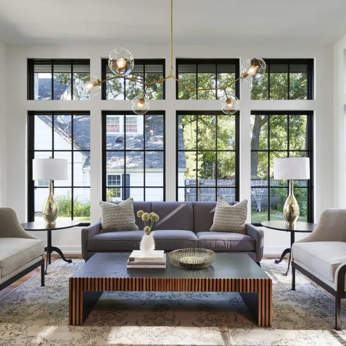 Bifurcation Bubble Glass Sputnik Chandelier - Modern Pendant