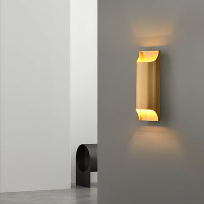 Leclerc Brass Wall Lamp LED Indoor Lighting Fixture Set of 2