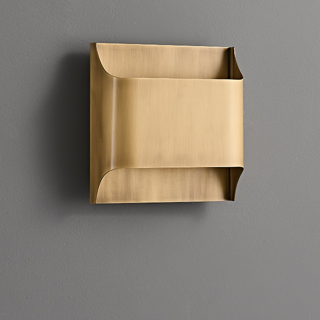Leclerc Brass Wall Lamp LED Indoor Lighting Fixture Set of 2